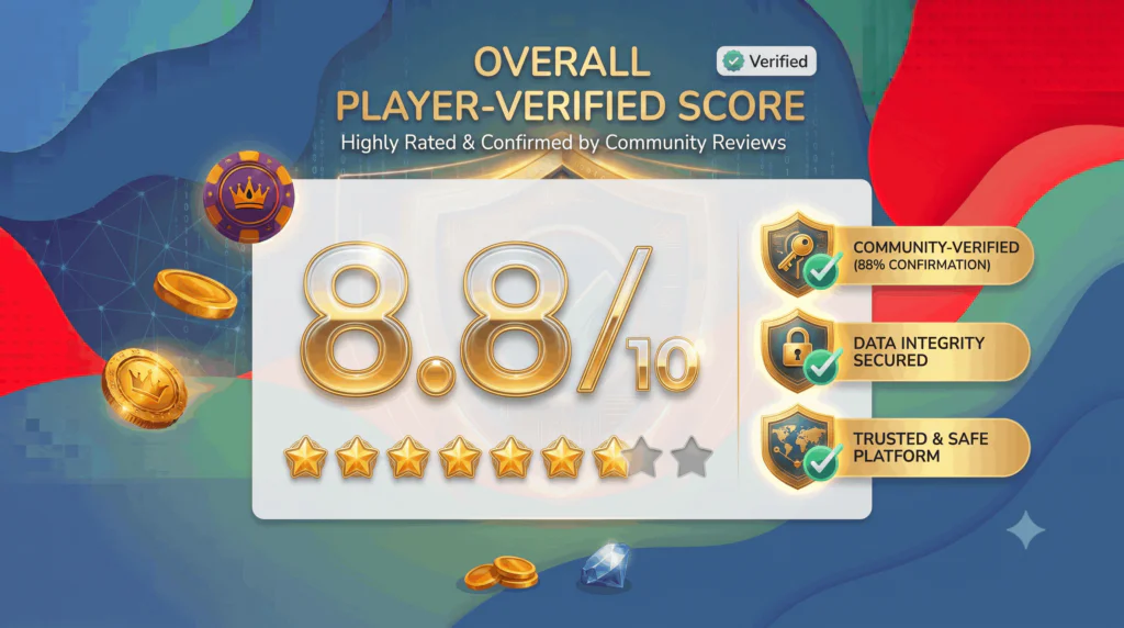 Uitgebreid overzicht van gebruikersscores en feedback voor Evospin Casino